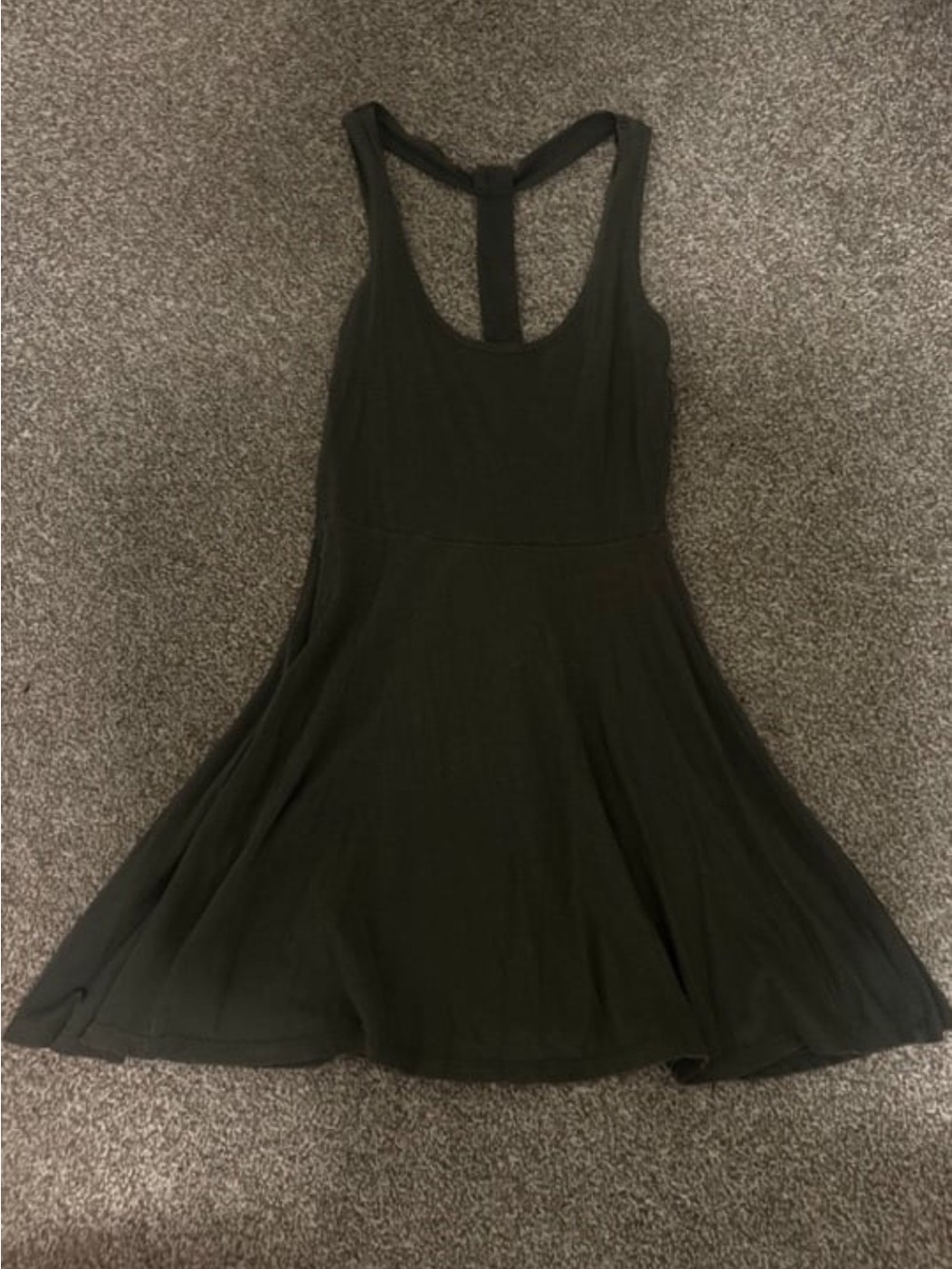 Women's green Racerback Skater Dress - Classic Everyday Style